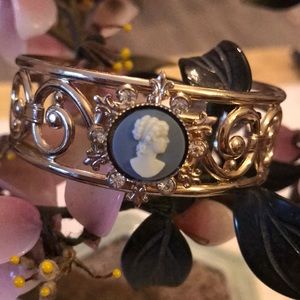 Vintage cameo cuff
